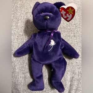 NWT 1st edition ty princess beanie baby (no space on tag)